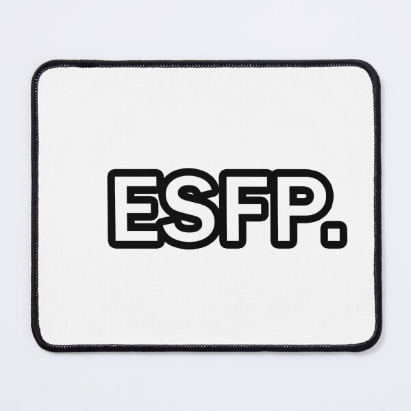 Item preview, ESFP Text Stroke Black and White designed and sold by Redpillars-2D.
