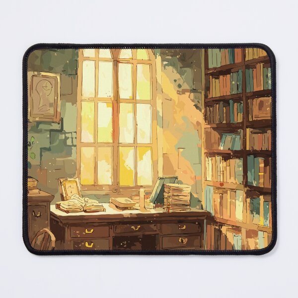 Item preview, Scholar’s Sanctuary Sunlit Library Light Academia designed and sold by bapupa.