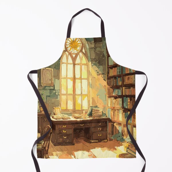 Item preview, Scholar’s Sanctuary Sunlit Library Light Academia designed and sold by bapupa.