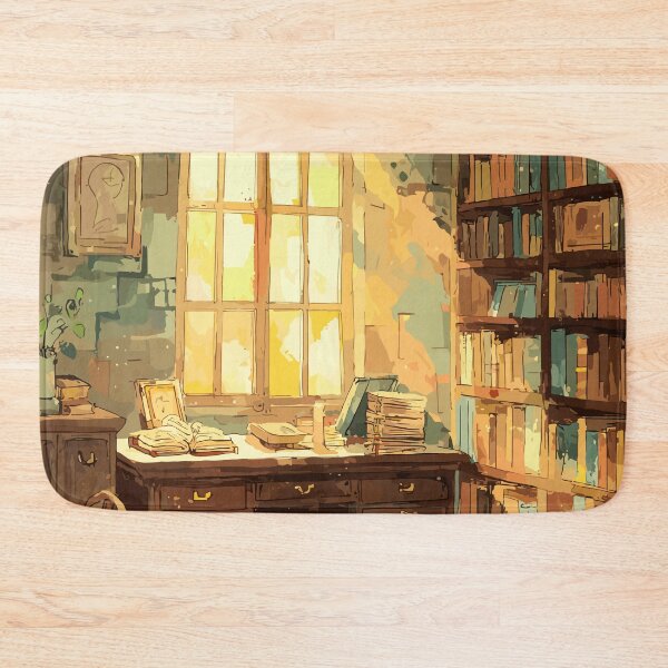 Item preview, Scholar’s Sanctuary Sunlit Library Light Academia designed and sold by bapupa.