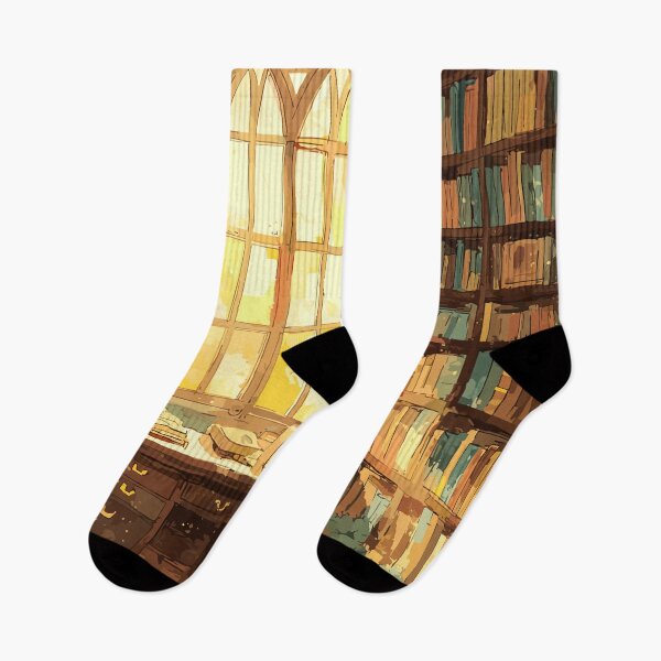 Item preview, Scholar’s Sanctuary Sunlit Library Light Academia designed and sold by bapupa.