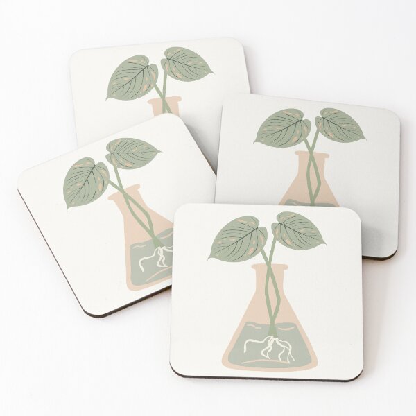 Item preview, Vintage Amber Glass Propagation - 70s Retro Botanical Art designed and sold by The Flat Lab.