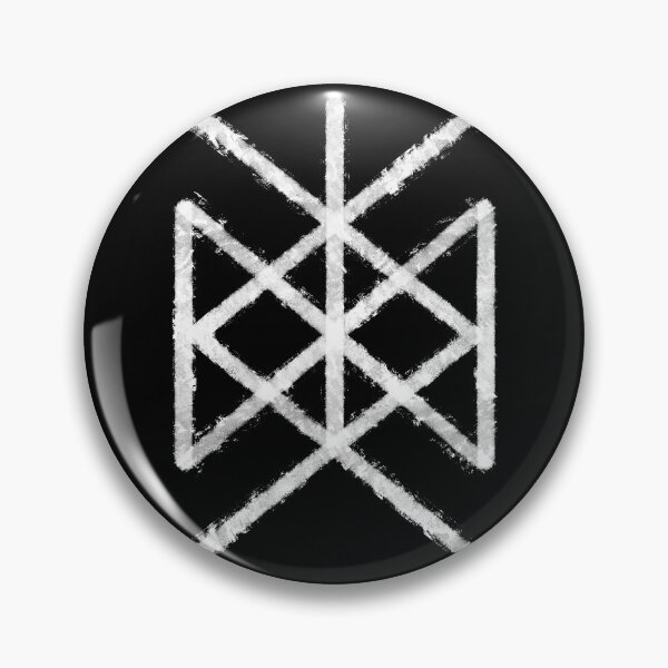 Item preview, Energy Shield Bindrune — White Viking Rune designed and sold by MelZahrArt.
