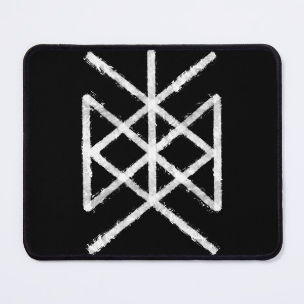 Item preview, Energy Shield Bindrune — White Viking Rune designed and sold by MelZahrArt.