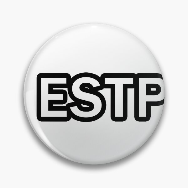 Item preview, ESTP Text Stroke Black and White designed and sold by Redpillars-2D.