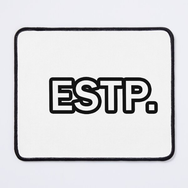 Item preview, ESTP Text Stroke Black and White designed and sold by Redpillars-2D.