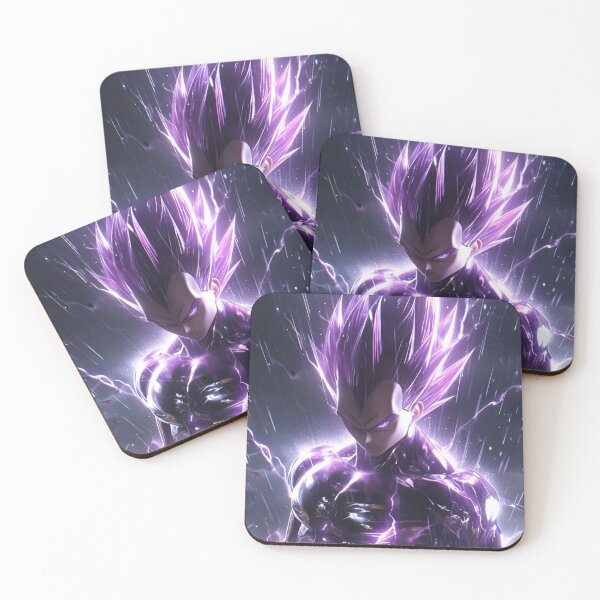 Item preview, Purple Lightning Warrior – Cosmic Anime Power Transformation Art designed and sold by Dyan4.