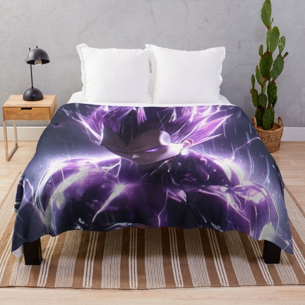 Item preview, Purple Lightning Warrior – Cosmic Anime Power Transformation Art designed and sold by Dyan4.