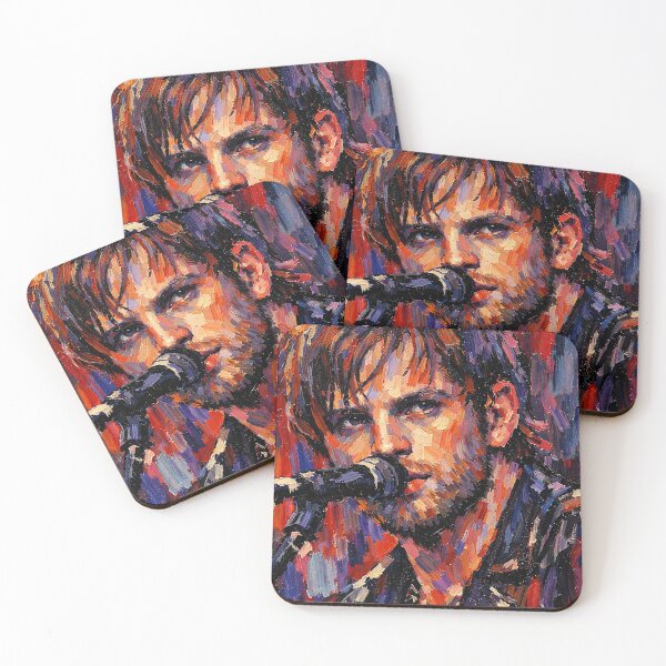 Item preview, Kings of Leon frontman Caleb Folowill tribute Painting designed and sold by LuluLeb.
