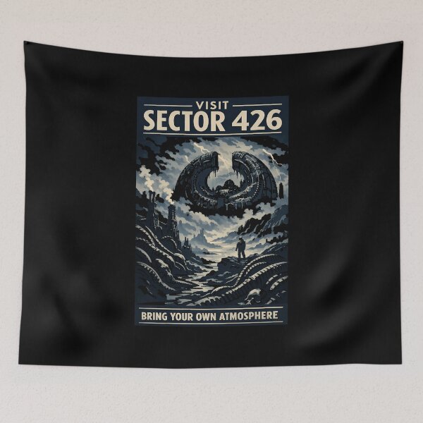 Item preview, Visit Sector 426 Vintage Exoplanet Travel designed and sold by agearb.