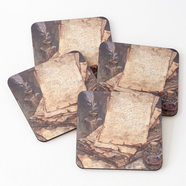 Item preview, Antique Correspondence Vintage Manuscripts Light Academia designed and sold by bapupa.