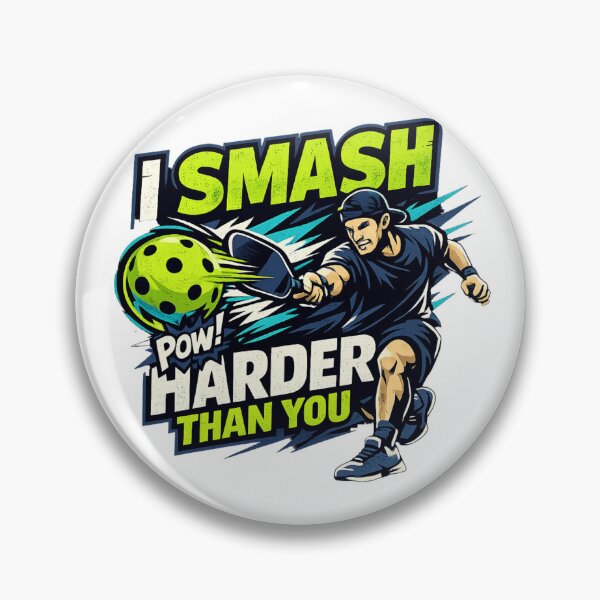 Item preview, Funny Pickleball Shirt Men – I Smash Harder Than You – Sarcastic Gift for Young Pickleball Players designed and sold by Pickleball-Gift.
