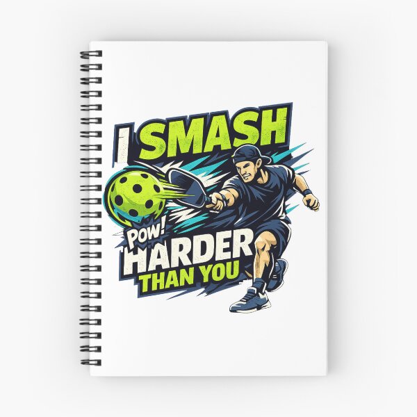 Item preview, Funny Pickleball Shirt Men – I Smash Harder Than You – Sarcastic Gift for Young Pickleball Players designed and sold by Pickleball-Gift.