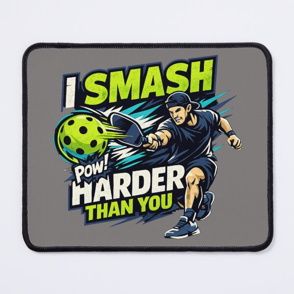 Item preview, Funny Pickleball Shirt Men – I Smash Harder Than You – Sarcastic Gift for Young Pickleball Players designed and sold by Pickleball-Gift.