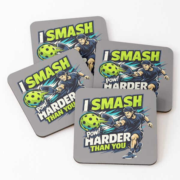 Item preview, Funny Pickleball Shirt Men – I Smash Harder Than You – Sarcastic Gift for Young Pickleball Players designed and sold by Pickleball-Gift.