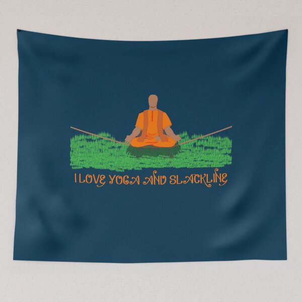 Item preview, Slackline Yoga Meditation designed and sold by mtsdesign.