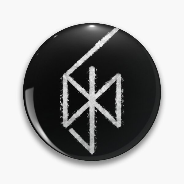 Item preview, White Creativity Bindrune — Inspiration Viking Energy Art designed and sold by MelZahrArt.