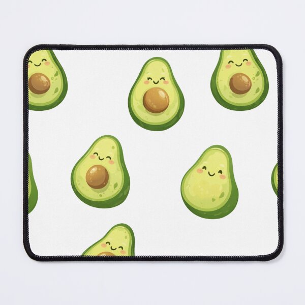 Item preview, Cute Avocado Pattern Blanket – Kawaii Vegan Aesthetic Throw designed and sold by Talkdesign.