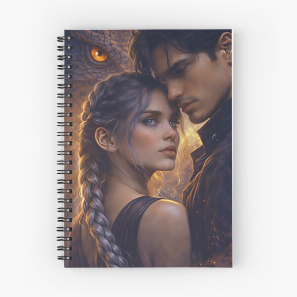 Item preview, Xaden & Violet – Dragon Riders Dark Romantasy Art designed and sold by DudasAmiles.