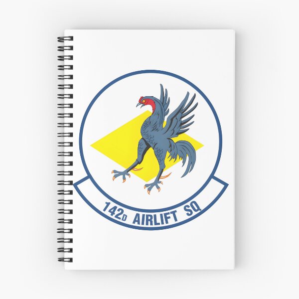 Item preview, 142d Airlift Squadron DEANG Military Emblem Patch designed and sold by CharlieDesings.