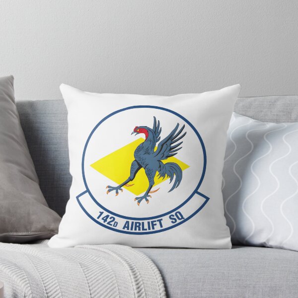 Item preview, 142d Airlift Squadron DEANG Military Emblem Patch designed and sold by CharlieDesings.