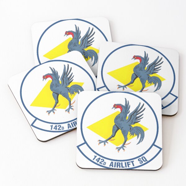 Item preview, 142d Airlift Squadron DEANG Military Emblem Patch designed and sold by CharlieDesings.