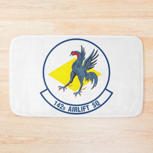 Item preview, 142d Airlift Squadron DEANG Military Emblem Patch designed and sold by CharlieDesings.