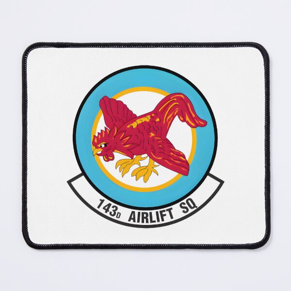 Item preview, 143d Airlift Squadron Rhode Island Air National Guard Emblem designed and sold by CharlieDesings.