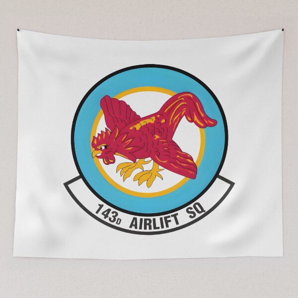 Item preview, 143d Airlift Squadron Rhode Island Air National Guard Emblem designed and sold by CharlieDesings.