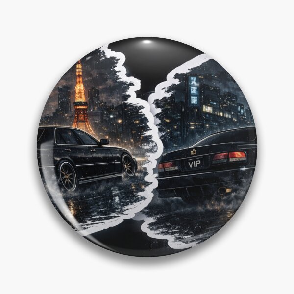 Item preview, Tokyo/Osaka Rain Black Label – VIP JDM Night Sticker designed and sold by Wander Pop Studio.
