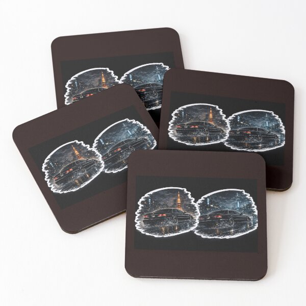 Item preview, Tokyo/Osaka Rain Black Label – VIP JDM Night Sticker designed and sold by Wander Pop Studio.