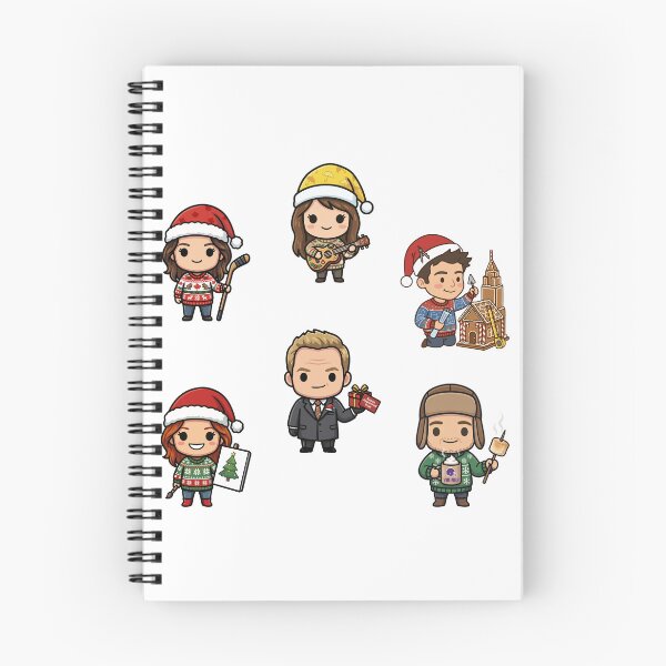 Item preview, Christmas Chibi Collection How I Met Your Mother  designed and sold by Screen Lore.