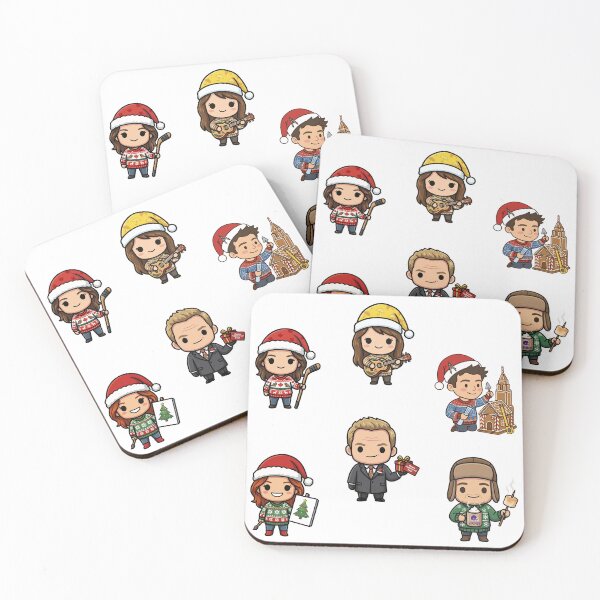 Item preview, Christmas Chibi Collection How I Met Your Mother  designed and sold by Screen Lore.