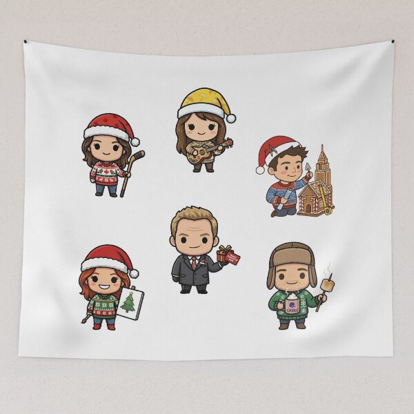 Item preview, Christmas Chibi Collection How I Met Your Mother  designed and sold by Screen Lore.