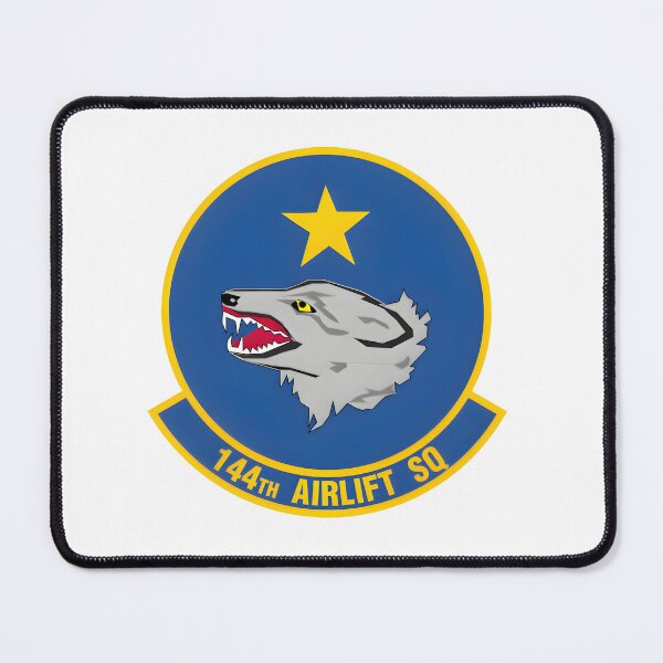 Item preview, 144th Airlift Squadron Alaska Air National Guard Patch designed and sold by CharlieDesings.