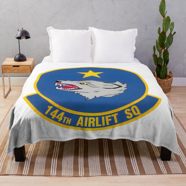 Item preview, 144th Airlift Squadron Alaska Air National Guard Patch designed and sold by CharlieDesings.