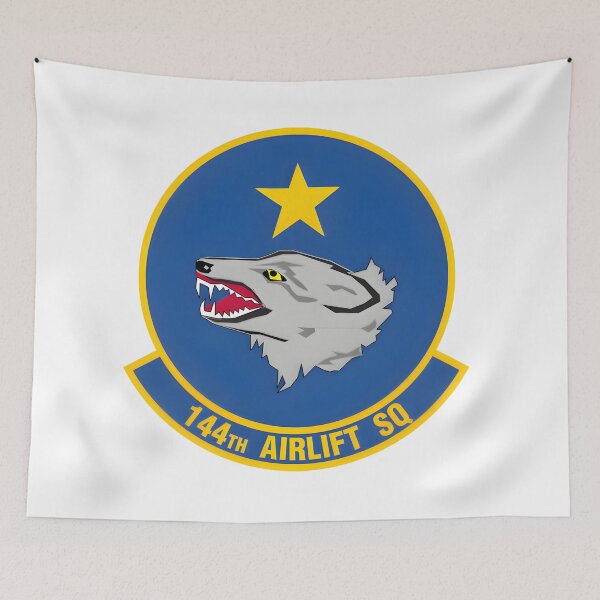 Item preview, 144th Airlift Squadron Alaska Air National Guard Patch designed and sold by CharlieDesings.