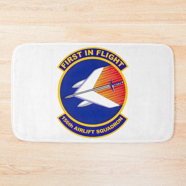 Item preview, Emblem of the 156th Airlift Squadron: First in Flight designed and sold by CharlieDesings.