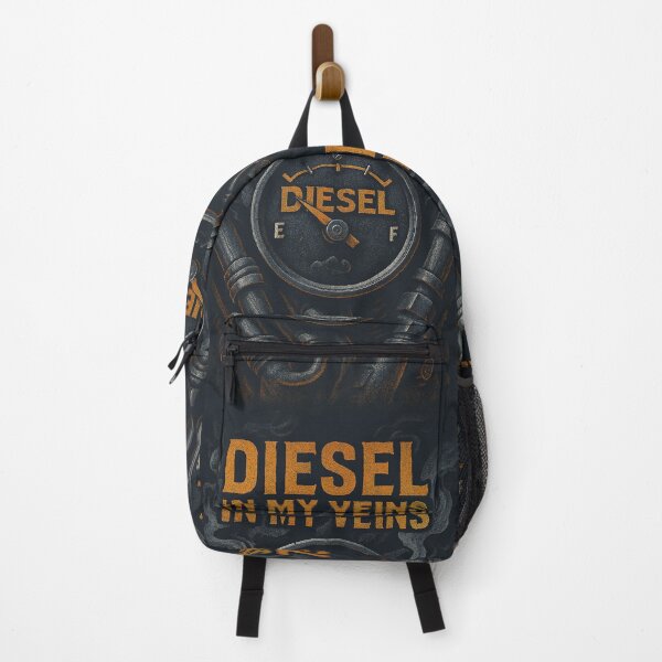 Item preview, Diesel in My Veins Industrial Engine Poster designed and sold by mbmstores.