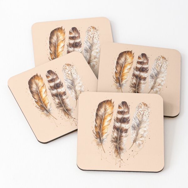 Item preview, Three feathers in watercolor. designed and sold by Natart1004.