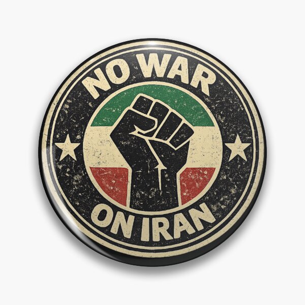 Item preview, No War on Iran designed and sold by DIRTYDUNNZ.