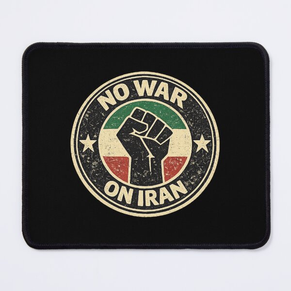 Item preview, No War on Iran designed and sold by DIRTYDUNNZ.