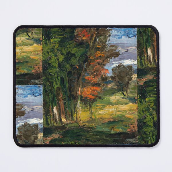 Item preview, Paysage by Paul Cézanne: Post Impressionist Woodland Landscape Poster designed and sold by artofuniverse.