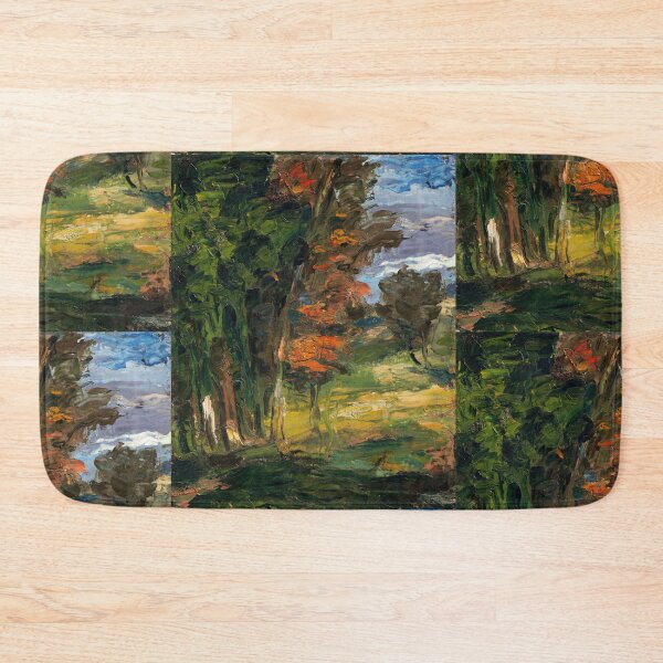 Item preview, Paysage by Paul Cézanne: Post Impressionist Woodland Landscape Poster designed and sold by artofuniverse.