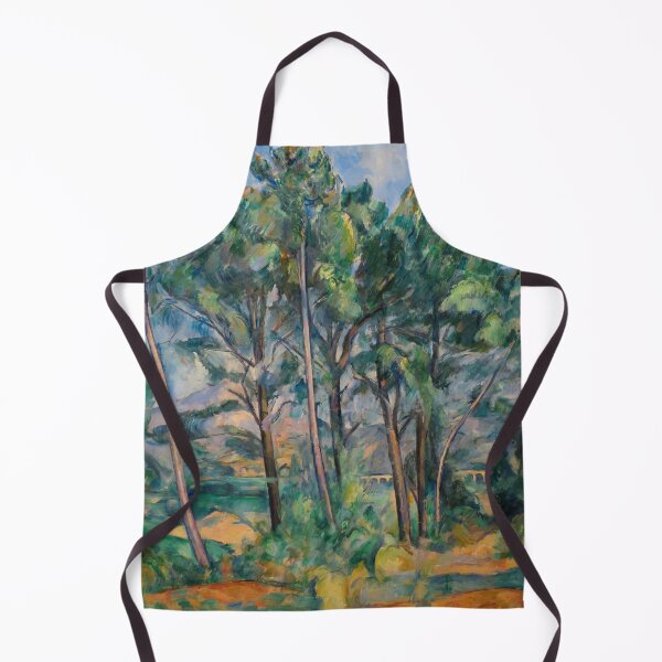 Item preview, Pine and Aqueduct by Paul Cézanne: Post Impressionist Landscape Wall Art designed and sold by artofuniverse.