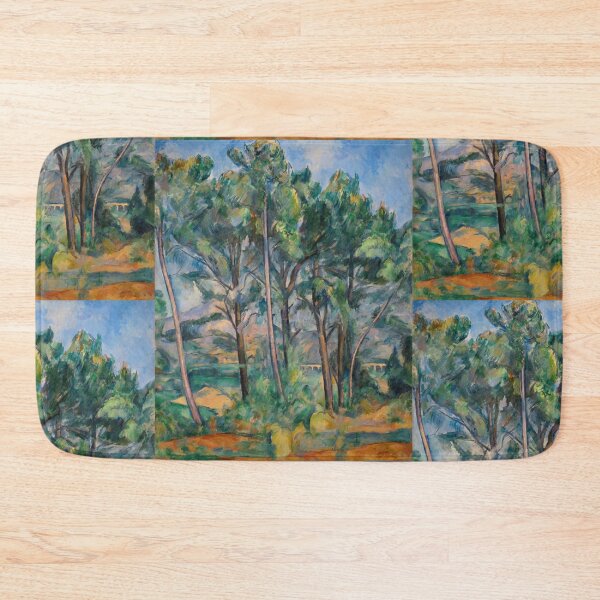 Item preview, Pine and Aqueduct by Paul Cézanne: Post Impressionist Landscape Wall Art designed and sold by artofuniverse.