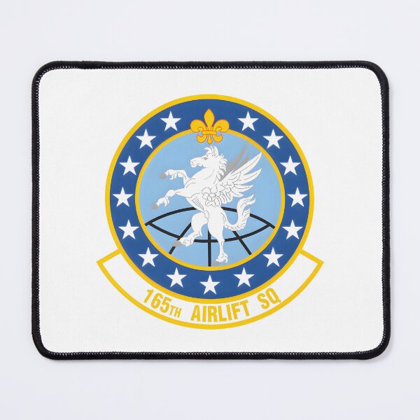 Item preview, Emblem of the 165th Airlift Squadron: The Winged Pegasus designed and sold by CharlieDesings.