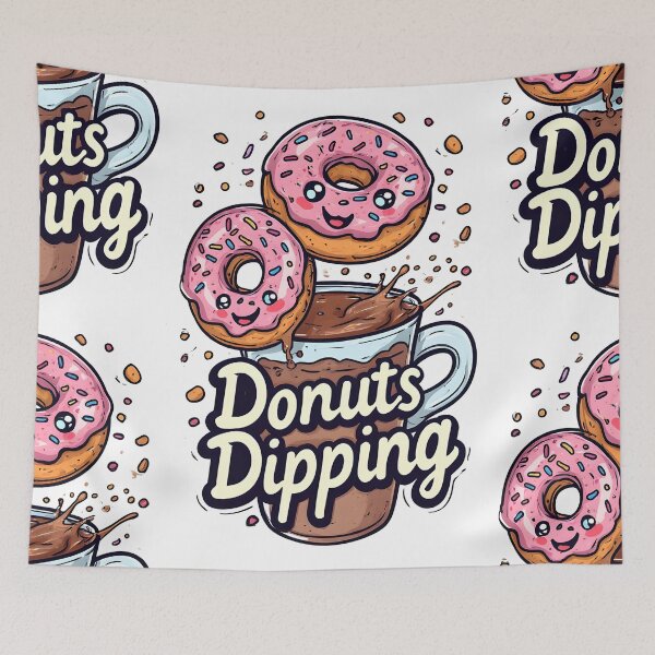 Item preview, Funny Doughnut Dipping – Donut Lover Gift designed and sold by owi-art.