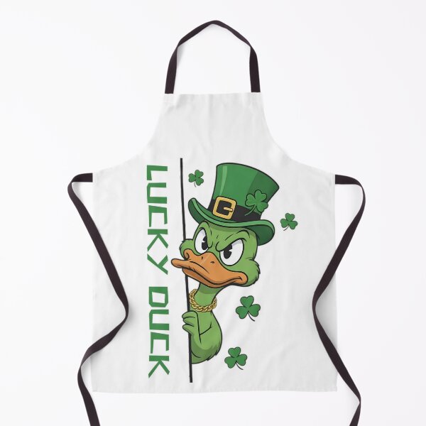 Aperçu de l'œuvre Canard chanceux, bonne Saint-Patrick créée et vendue par Thread&Fable.