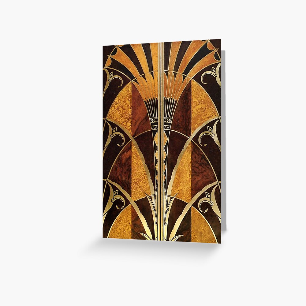 "Art Deco" Greeting Card for Sale by AbstractGorilla Redbubble